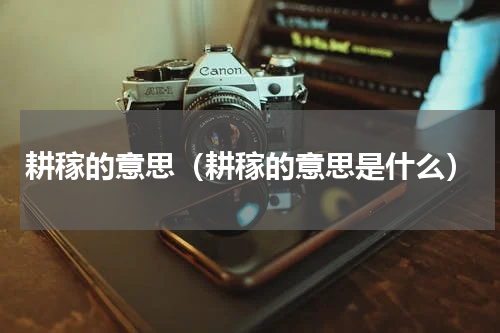 耕稼的意思（耕稼的意思是什么）