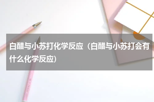 白醋与小苏打化学反应（白醋与小苏打会有什么化学反应）