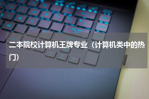二本院校计算机王牌专业（计算机类中的热门）