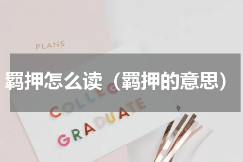羁押怎么读（羁押的意思）