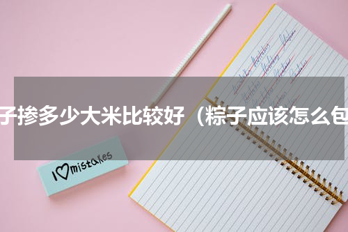 粽子掺多少大米比较好（粽子应该怎么包）