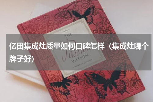 亿田集成灶质量如何口碑怎样（集成灶哪个牌子好）