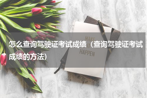 怎么查询驾驶证考试成绩（查询驾驶证考试成绩的方法）