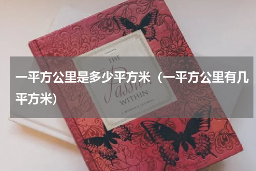 一平方公里是多少平方米（一平方公里有几平方米）