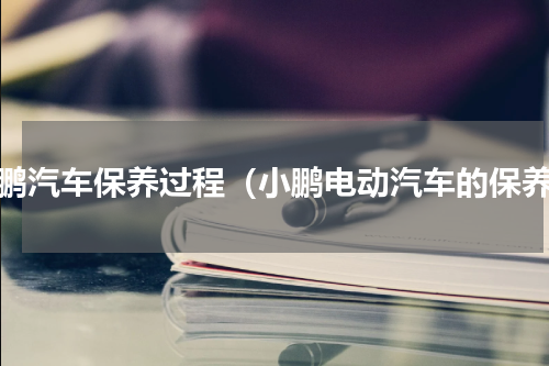 小鹏汽车保养过程（小鹏电动汽车的保养）