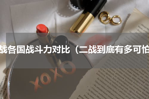 二战各国战斗力对比（二战到底有多可怕）