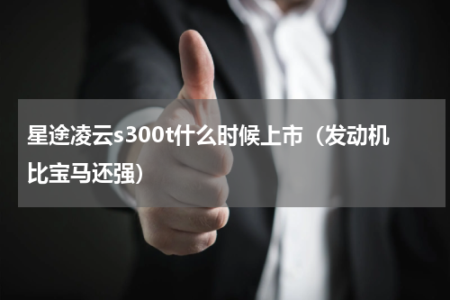 星途凌云s300t什么时候上市（发动机比宝马还强）