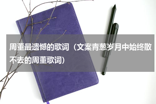 周董最遗憾的歌词（文案青葱岁月中始终散不去的周董歌词）