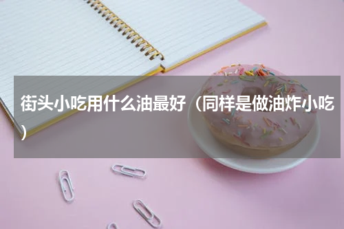 街头小吃用什么油最好（同样是做油炸小吃）