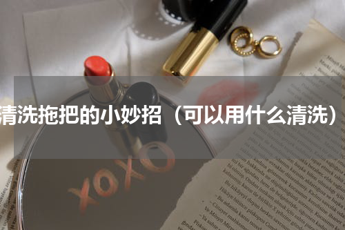 清洗拖把的小妙招（可以用什么清洗）