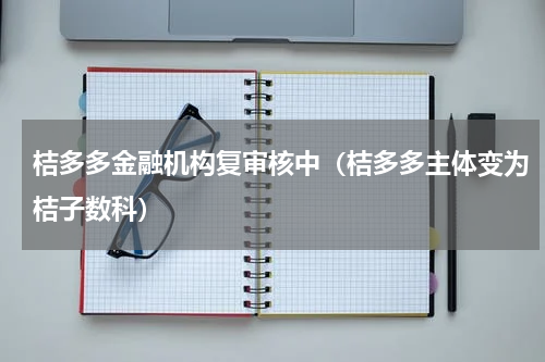桔多多金融机构复审核中（桔多多主体变为桔子数科）