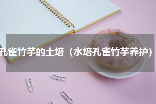 孔雀竹芋的土培（水培孔雀竹芋养护）