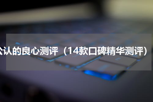 公认的良心测评（14款口碑精华测评）