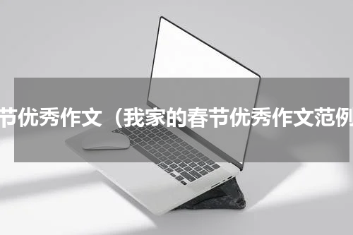 春节优秀作文（我家的春节优秀作文范例）