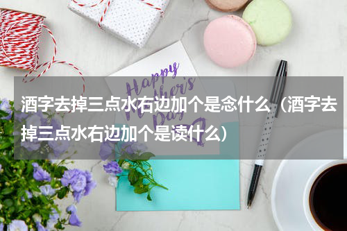 酒字去掉三点水右边加个是念什么（酒字去掉三点水右边加个是读什么）
