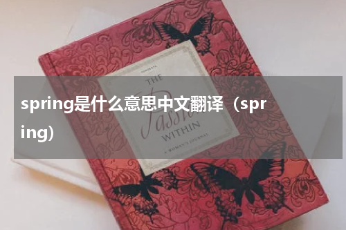spring是什么意思中文翻译（spring）