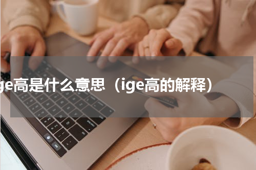 ige高是什么意思（ige高的解释）