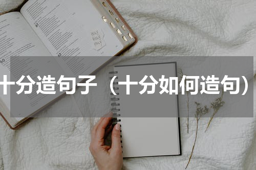 十分造句子（十分如何造句）