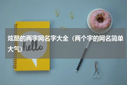 炫酷的两字网名字大全（两个字的网名简单大气）