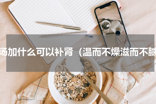 煲汤加什么可以补肾（温而不燥滋而不腻）