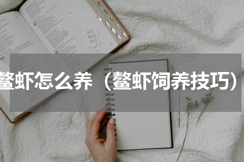 鳌虾怎么养（鳌虾饲养技巧）