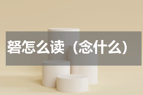 砮怎么读（念什么）