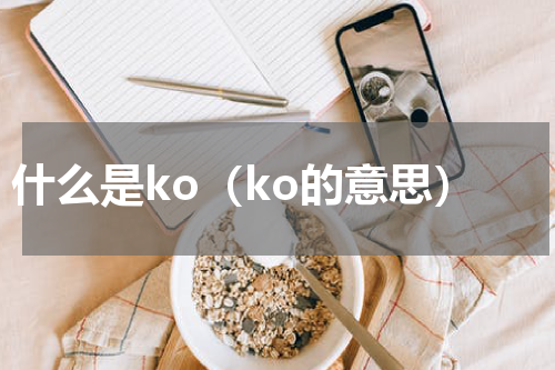 什么是ko（ko的意思）