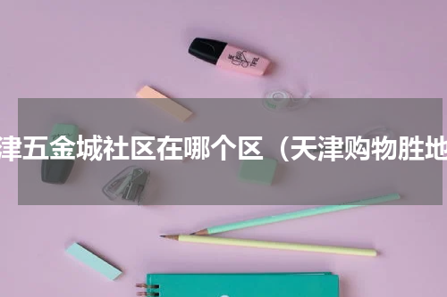 天津五金城社区在哪个区（天津购物胜地）