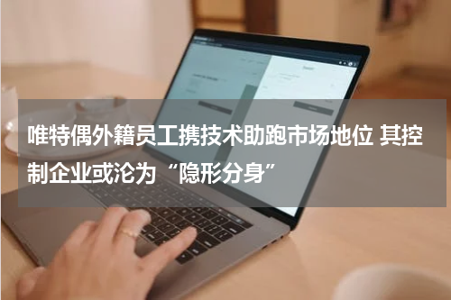 唯特偶外籍员工携技术助跑市场地位 其控制企业或沦为“隐形分身”