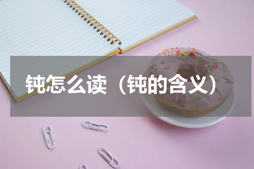 钝怎么读（钝的含义）