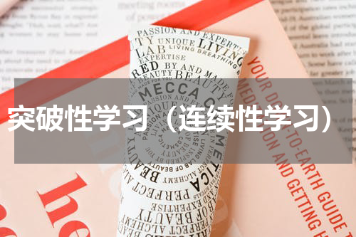 突破性学习（连续性学习）