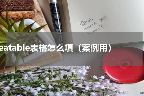 seatable表格怎么填（案例用）