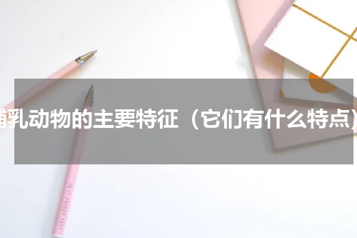 哺乳动物的主要特征（它们有什么特点）