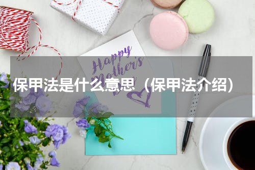 保甲法是什么意思（保甲法介绍）