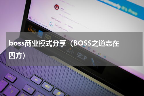 boss商业模式分享（BOSS之道志在四方）