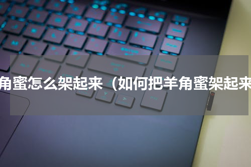 羊角蜜怎么架起来（如何把羊角蜜架起来）