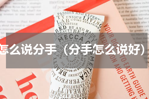 怎么说分手（分手怎么说好）