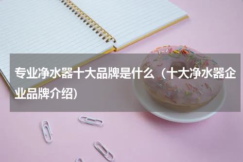 专业净水器十大品牌是什么（十大净水器企业品牌介绍）