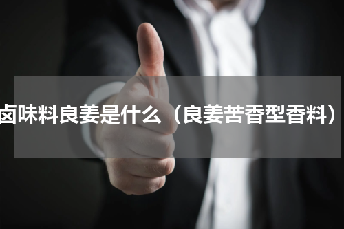 卤味料良姜是什么（良姜苦香型香料）