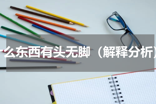 什么东西有头无脚（解释分析）