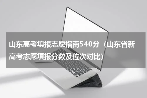 山东高考填报志愿指南540分（山东省新高考志愿填报分数及位次对比）