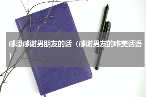 感恩感谢男朋友的话（感谢男友的唯美话语）