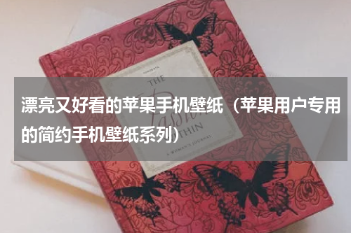 漂亮又好看的苹果手机壁纸（苹果用户专用的简约手机壁纸系列）