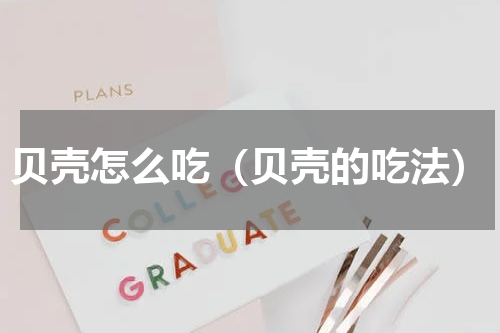 贝壳怎么吃（贝壳的吃法）