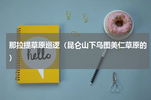 那拉提草原巡逻（昆仑山下乌图美仁草原的）