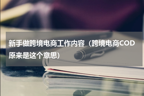 新手做跨境电商工作内容（跨境电商COD原来是这个意思）