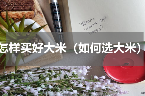 怎样买好大米（如何选大米）