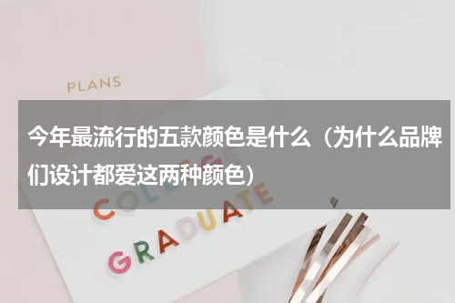 今年最流行的五款颜色是什么（为什么品牌们设计都爱这两种颜色）