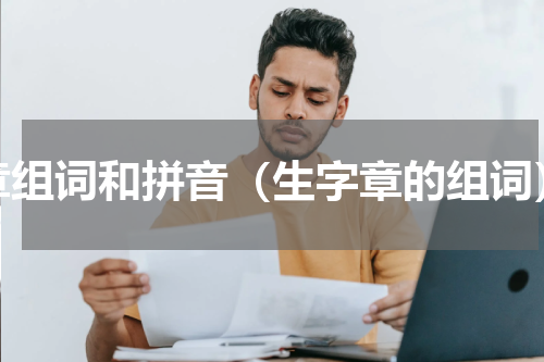 章组词和拼音（生字章的组词）
