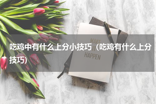 吃鸡中有什么上分小技巧（吃鸡有什么上分技巧）